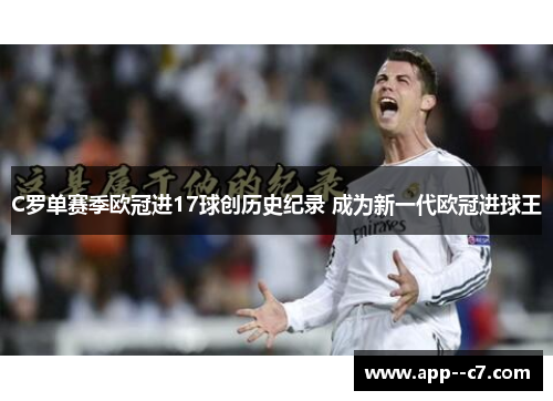 C罗单赛季欧冠进17球创历史纪录 成为新一代欧冠进球王
